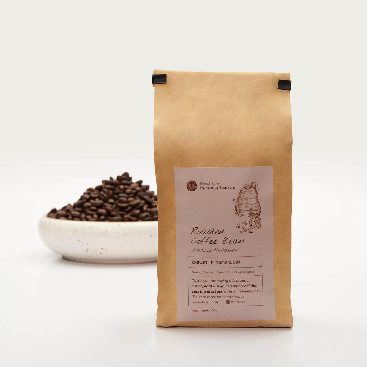 Arabica Roasted Coffee Bean Talasi