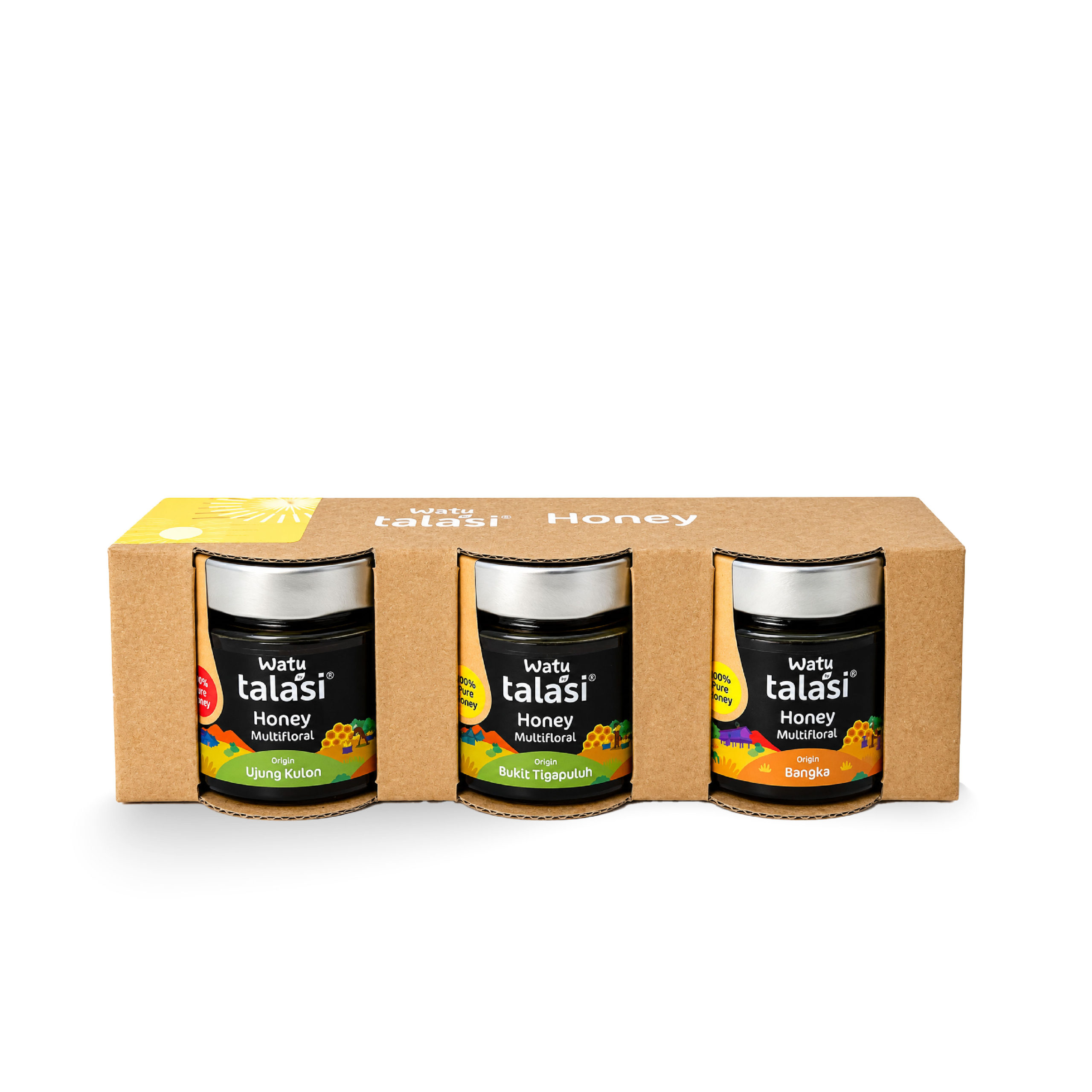 Talasi Birthday Gift Set - Watu Honey 100gr x 3pcs