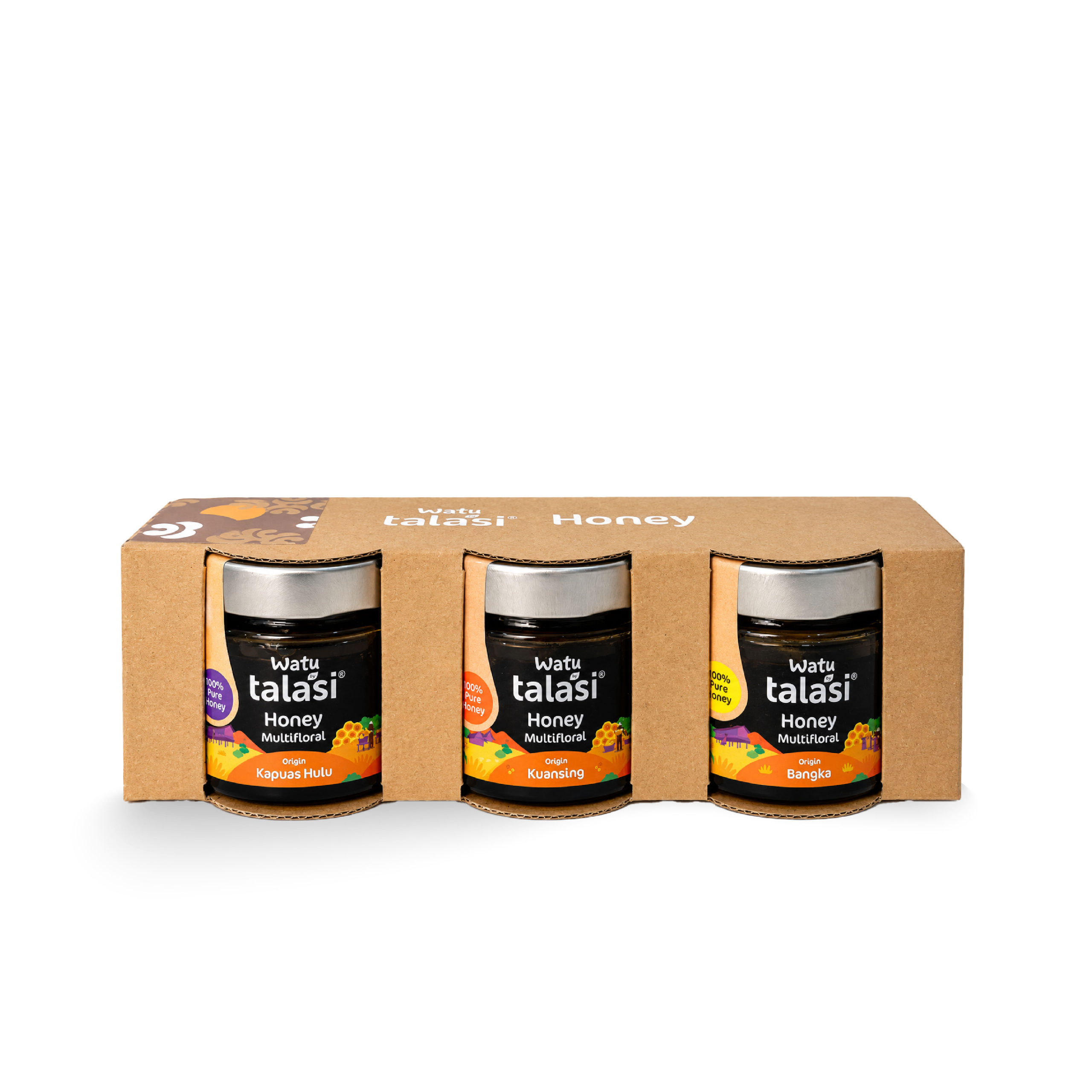 Talasi Farewell Gift Set - Watu Honey 100gr x 3pcs
