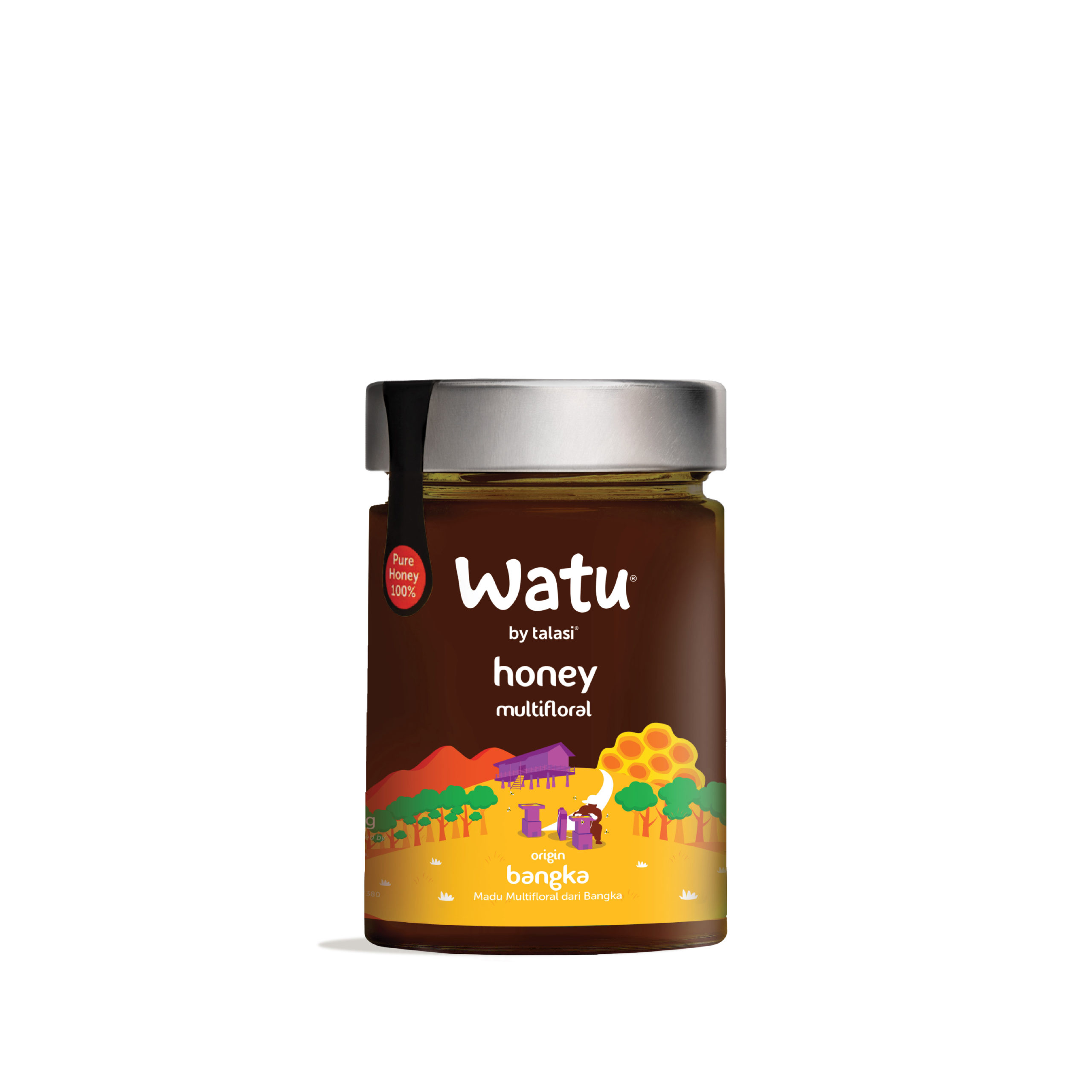 Watu Multifloral Honey origin Bangka